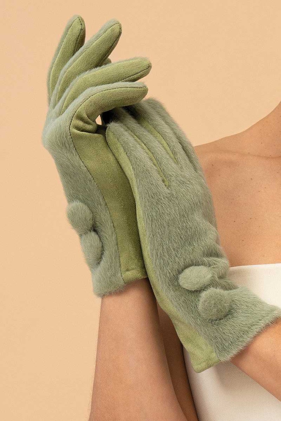 Women Powder | Grace Gloves - Sage