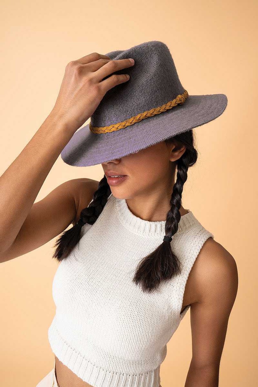 Women Powder | Katie Wool Hat - Lavender