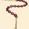 Women Powder | Glasses Chain - Block Ruby