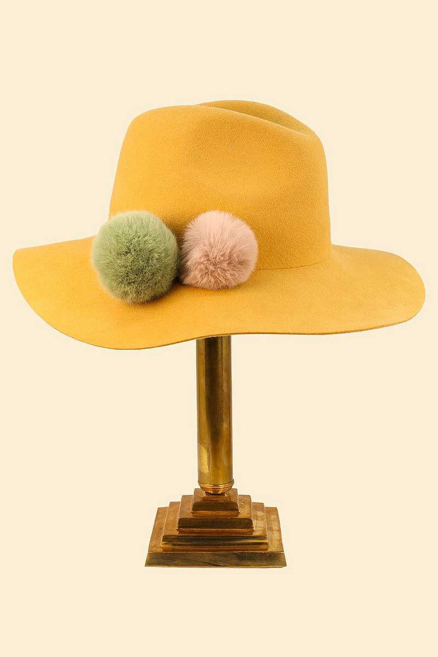 Women Powder | Cassandra Hat - Mustard