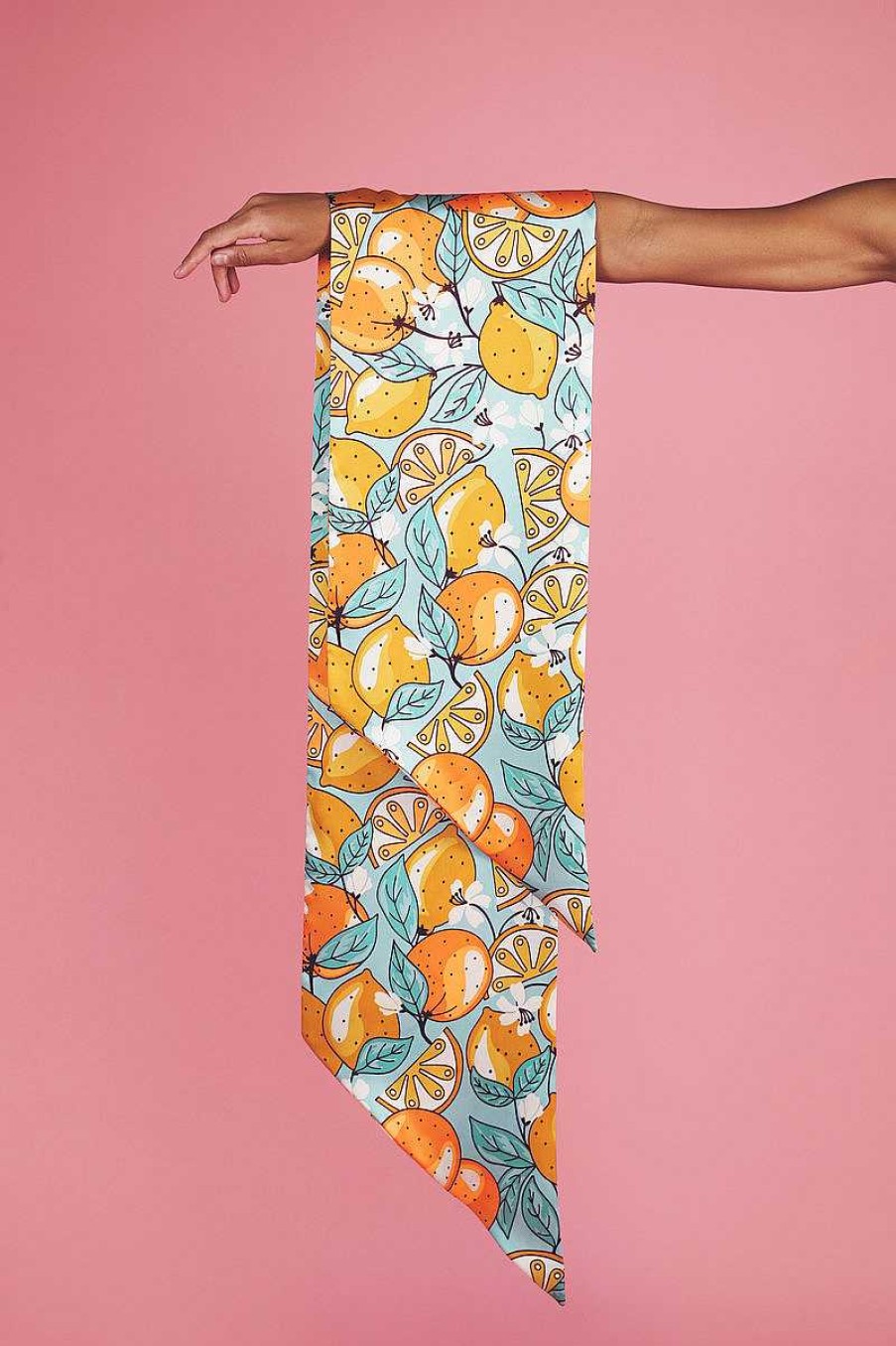 Women Powder | Neck Citrus Fruits Scarf