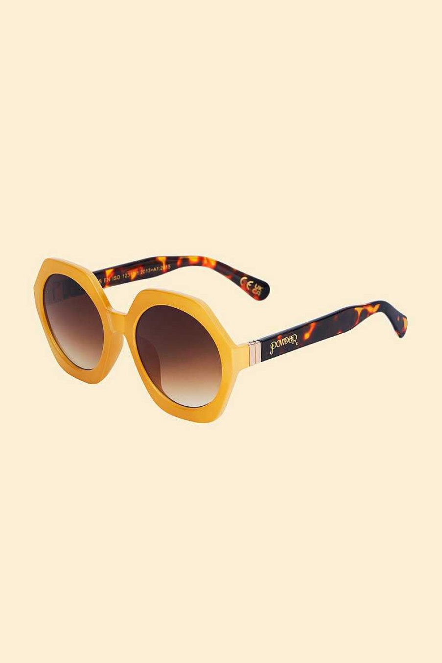 Women Powder | Luxe Georgie - Custard/Tortoiseshell Sunglasses