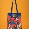 Women Powder | Tote Bag Country Garden - Navy