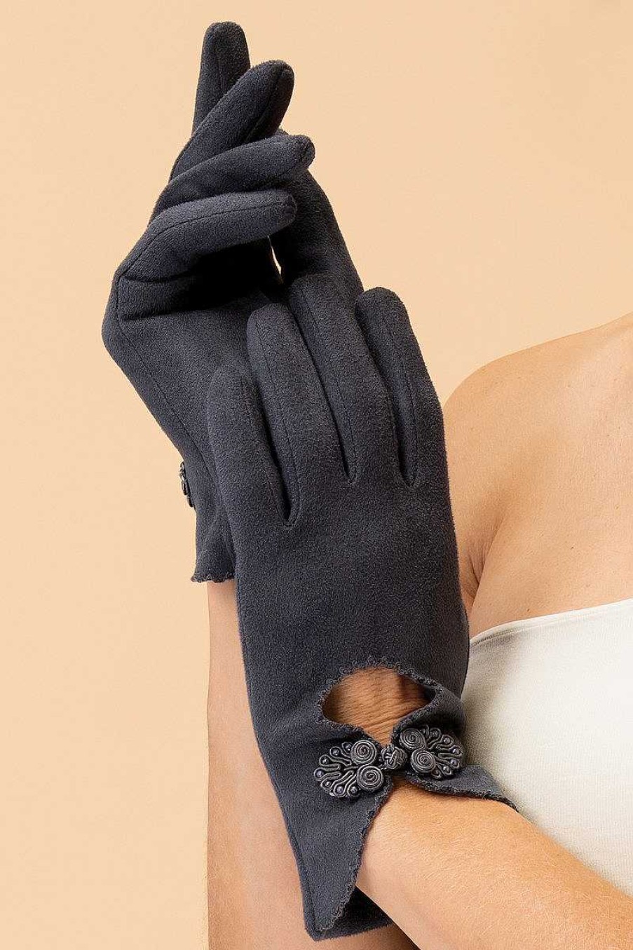 Women Powder | Suki Gloves - Slate