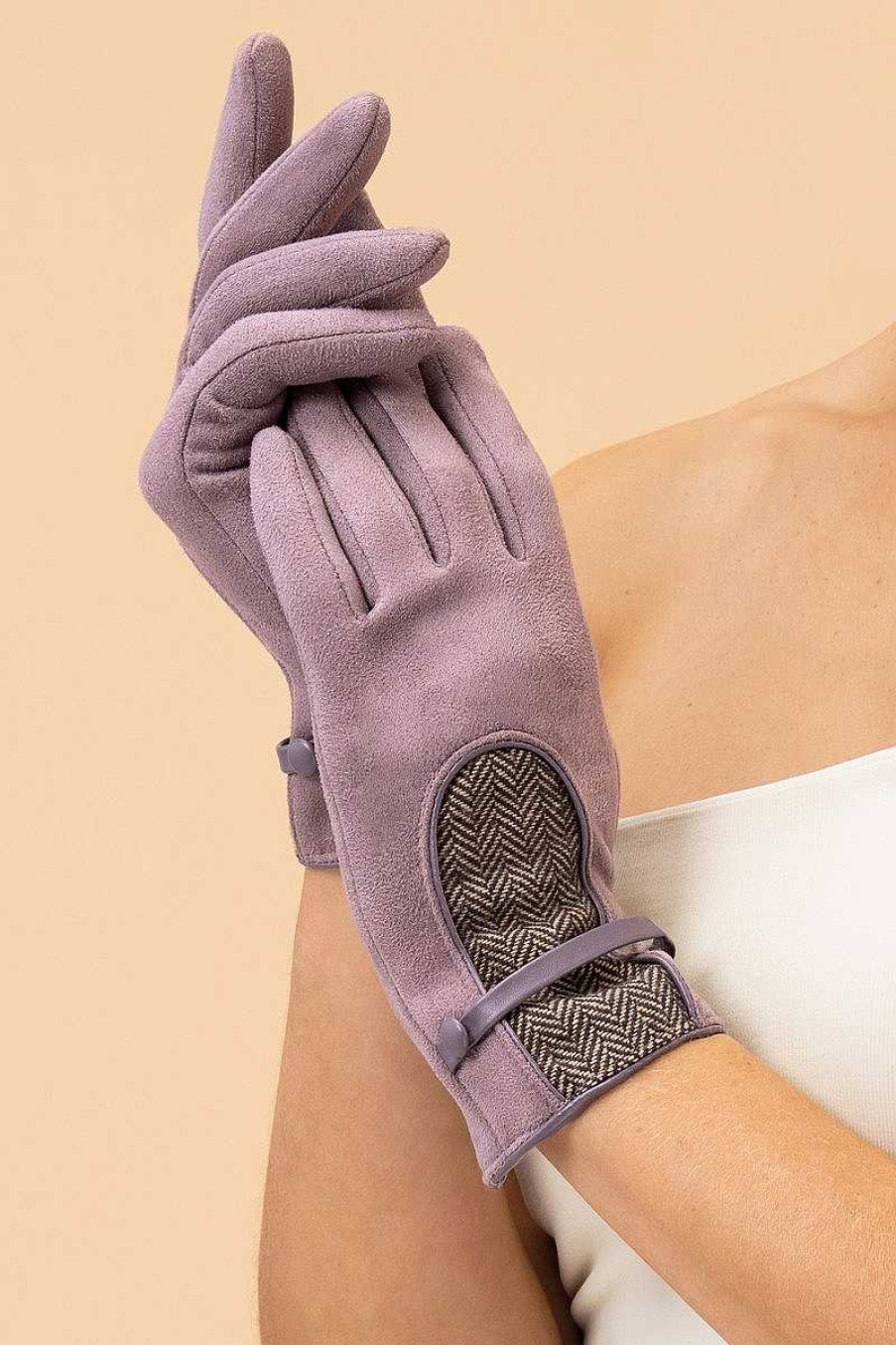 Women Powder | Genevieve Gloves - Lavender