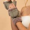 Women Powder | Anna Gloves - Sage