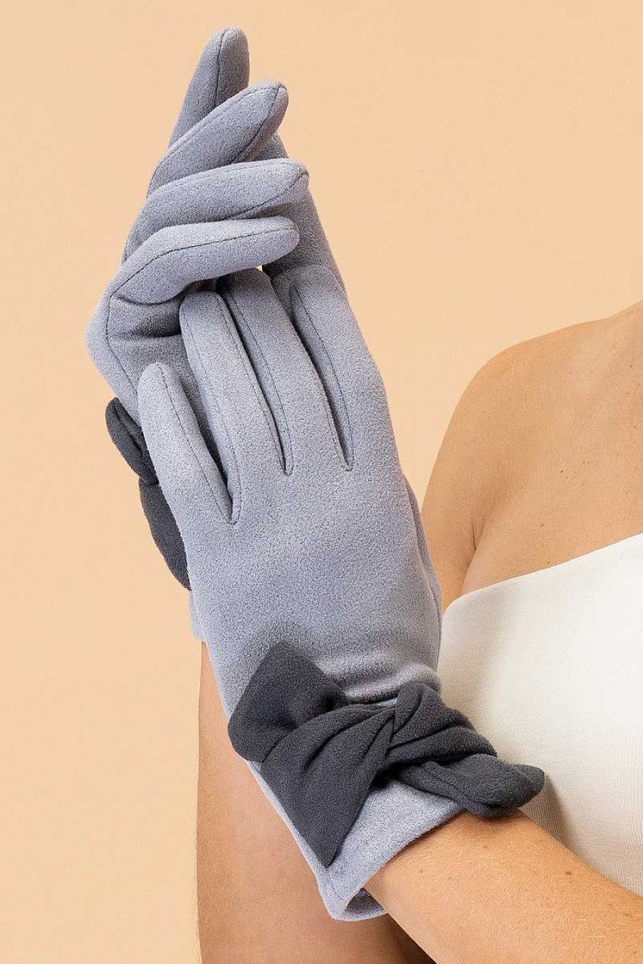 Women Powder | Henrietta Gloves - Mist & Slate