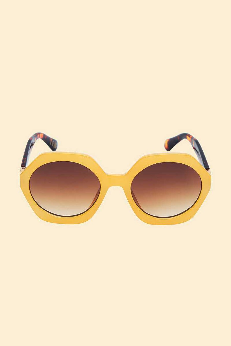 Women Powder | Luxe Georgie - Custard/Tortoiseshell Sunglasses