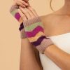 Women Powder | Ladies Nora Wrist Warmers - Taupe Mix