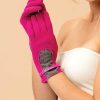 Women Powder | Genevieve Gloves - Fuchsia