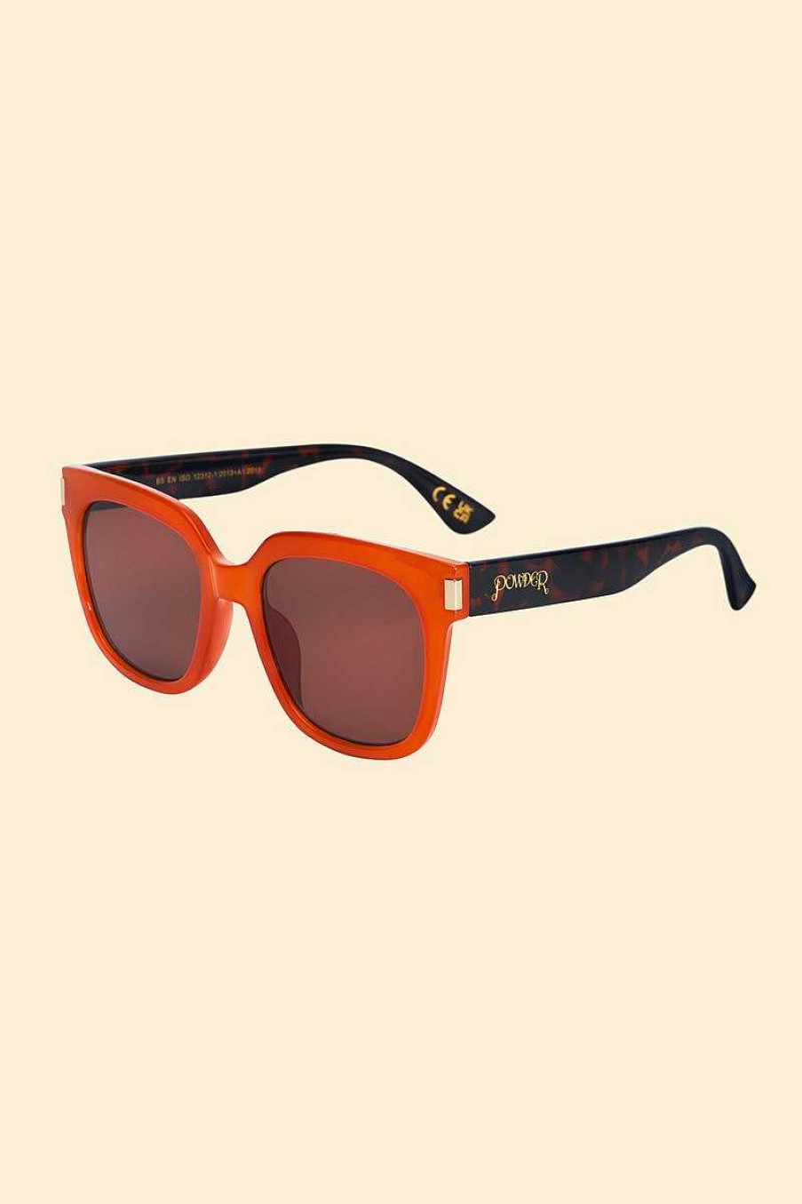 Women Powder | Luxe Kiona - Mandarin/Tortoiseshell Sunglasses