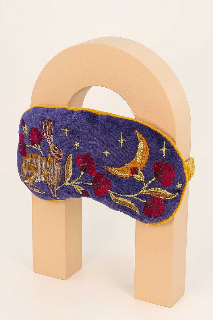 Women Powder | Lavender Velvet Eyemask Hare At Midnight