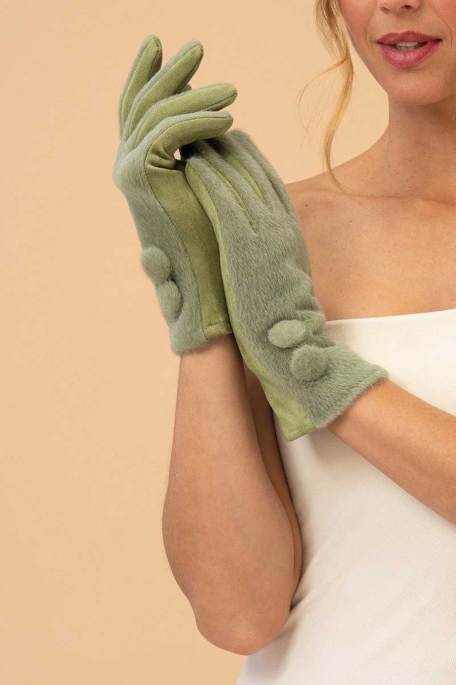 Women Powder | Grace Gloves - Sage